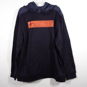 MLB Houston Astros Hoodie Men's Size L Large Blue New Baseball